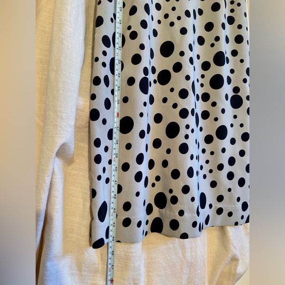 Black Grey Polk A Dot Retro Pinup Pencil Dress Bird Cage Hat Halloween Costume - Picture 7 of 16